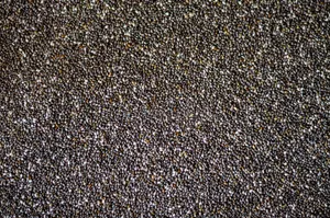 Vibrant Display Of Nutritious Chia Seeds Wallpaper