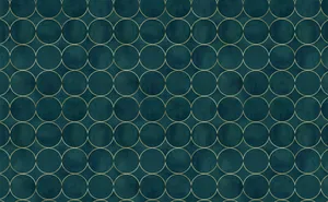 Vibrant Emerald Green Forest Wallpaper