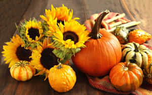 Vibrant Fall Festival Celebration Wallpaper
