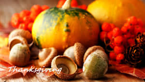 Vibrant Fall Harvest Scene Wallpaper