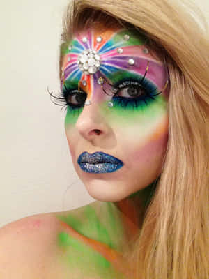 Vibrant_ Fantasy_ Makeup_ Artistry Wallpaper