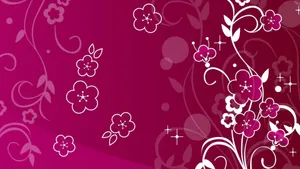 Vibrant Floral Art Masterpiece Wallpaper