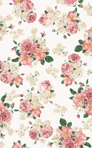 Vibrant Floral Print Wallpaper Wallpaper