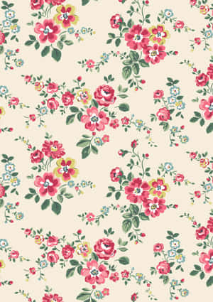 Vibrant Floral Print Wallpaper Wallpaper