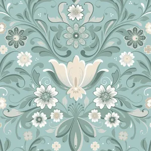 Vibrant Flower Power - Retro Floral Design Wallpaper