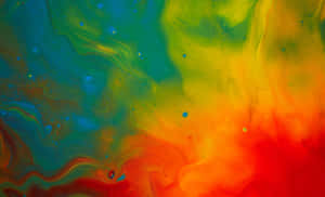 Vibrant Fluid Art Texture Wallpaper