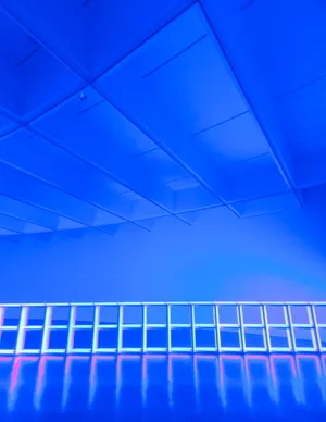 Vibrant Fluorescent Colors Blending Together In An Abstract Pattern Wallpaper