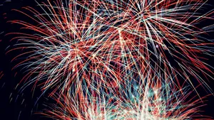 Vibrant Fourthof July Fireworks Wallpaper