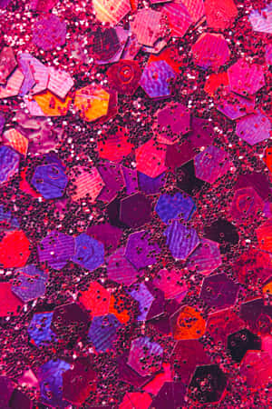 Vibrant Glitter Texture Wallpaper