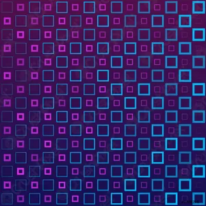 Vibrant Gradient Square Pattern Wallpaper