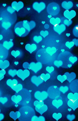 Vibrant Heart Iphone Theme Wallpaper