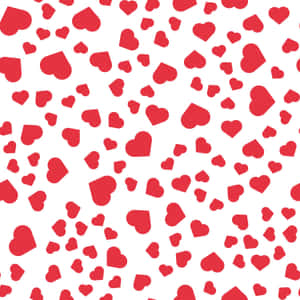 Vibrant Hearts Pattern Wallpaper