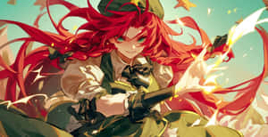 Vibrant Hong Meiling Artwork Wallpaper