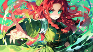 Vibrant Hong Meiling Artwork Wallpaper