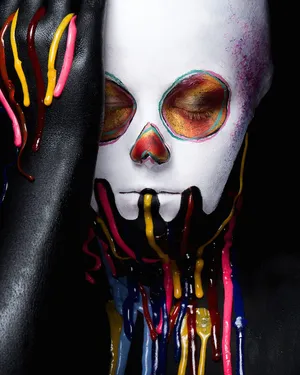 Vibrant Japanese Pop Art Explosion Wallpaper