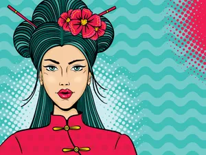 Vibrant Japanese Pop Art Wallpaper