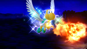 Vibrant Koopa Troopa Adventure Wallpaper