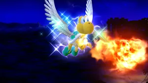 Vibrant Koopa Troopa Adventure Wallpaper