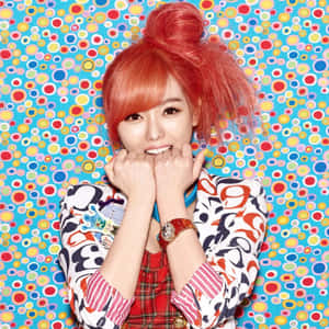 Vibrant_ Kpop_ Star_ Pose Wallpaper