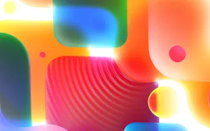 Vibrant Light Aesthetic Abstract Wallpaper