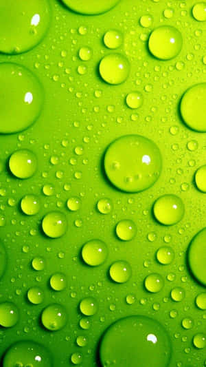 Vibrant Lime Green Abstract Background Wallpaper