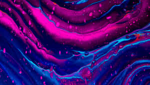 Vibrant Liquid Abstract Art Wallpaper