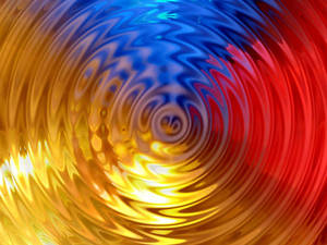 Vibrant Liquid Rippling Wallpaper