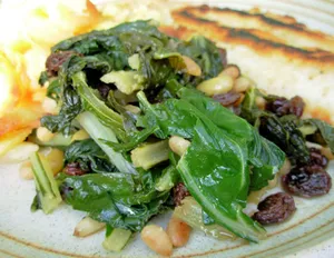 Vibrant Mediterranean Swiss Chard Salad Wallpaper