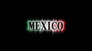 Vibrant Mexico Text Art Wallpaper