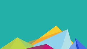 Vibrant Minimalist Colorful Design Wallpaper