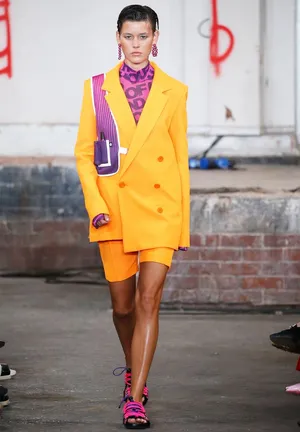 Vibrant Neon Fashion Statement Wallpaper