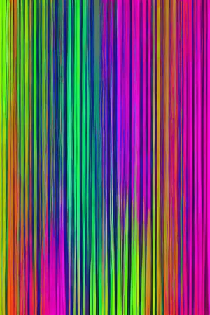 Vibrant Neon Vertical Stripes Wallpaper