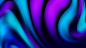 Vibrant Neon Waves Background Wallpaper