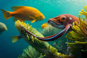 Vibrant_ Ocean_ Life Wallpaper