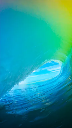 Vibrant Ocean Wave Wallpaper