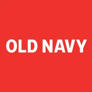 Vibrant Old Navy Logo On Red Background Wallpaper