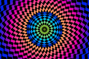 Vibrant Optical Illusion Sphere.jpg Wallpaper