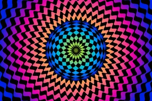 Vibrant Optical Illusion Sphere.jpg Wallpaper