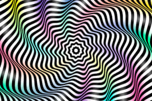 Vibrant_ Optical_ Wave_ Illusion Wallpaper