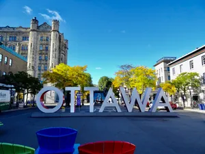 Vibrant Ottawa Sign In The Historic Byward Market Wallpaper