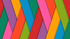 Vibrant Pastel Colored Stripes Wallpaper Wallpaper