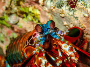 Vibrant Peacock Mantis Shrimp Wallpaper