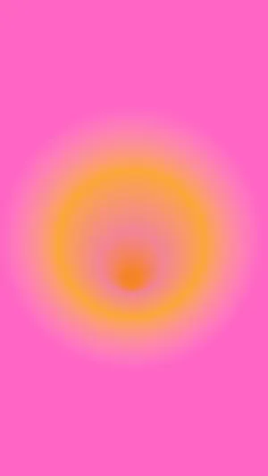 Vibrant Pink Gradient Aura Wallpaper