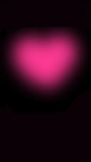 Vibrant Pink Heart Glow Wallpaper