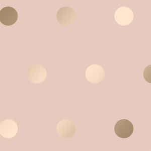 Vibrant Pink Polka Dot Pattern. Wallpaper