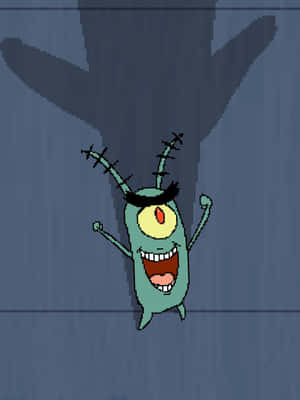 Vibrant Plankton Community In The Ocean Depths Wallpaper