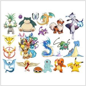 Vibrant Pokemon Sticker Collection Wallpaper