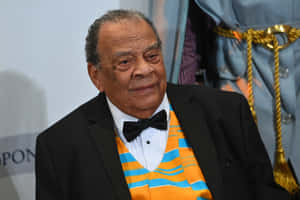 Vibrant Portrait Of Andrew Young Wallpaper