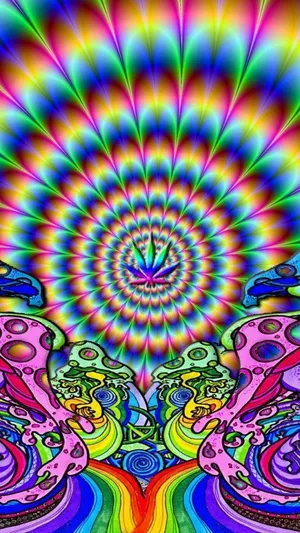 Vibrant_ Psychedelic_ Art_i Phone_ Wallpaper Wallpaper