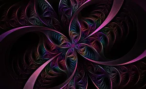 Vibrant Psychedelic Nature Wallpaper